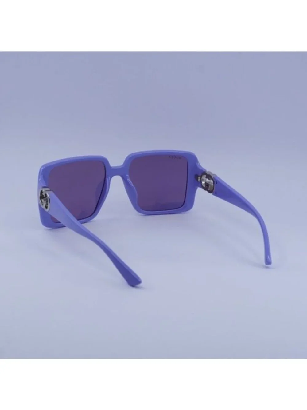 Gucci GG1692SA 004 Sunglasses Violet Square Frame, Violet Lenses